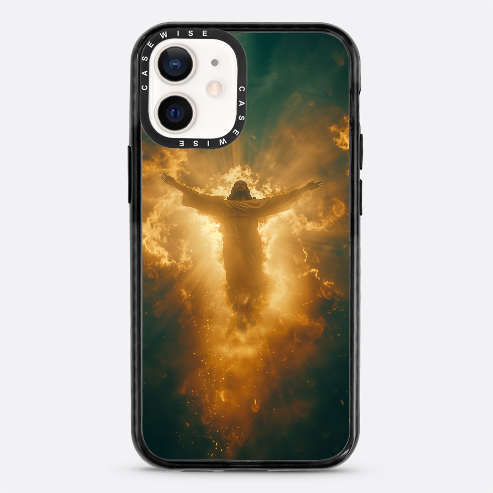 Jesus Christus glüht in den Wolken - Hülle