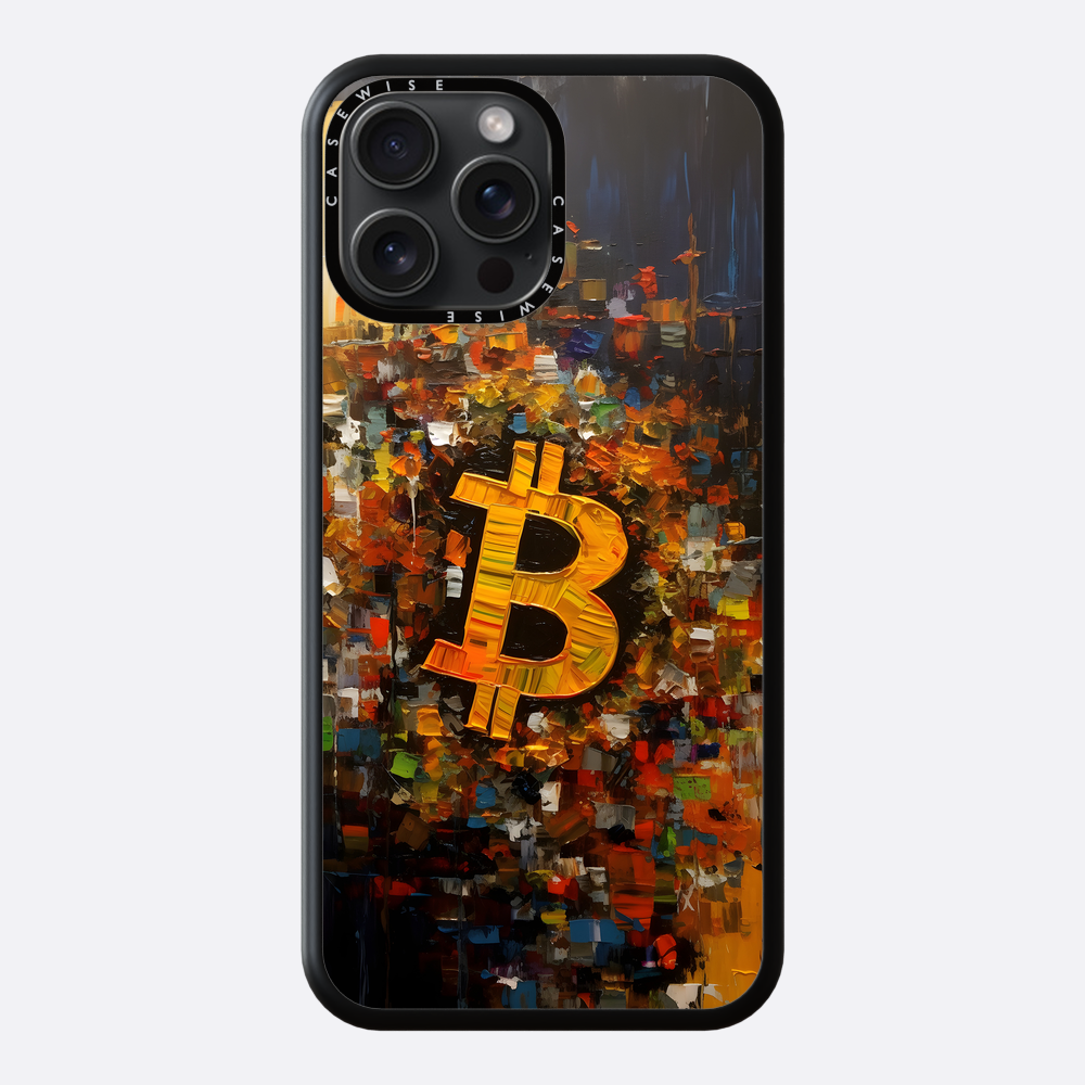 Abstract Bitcoin Painting - Hülle