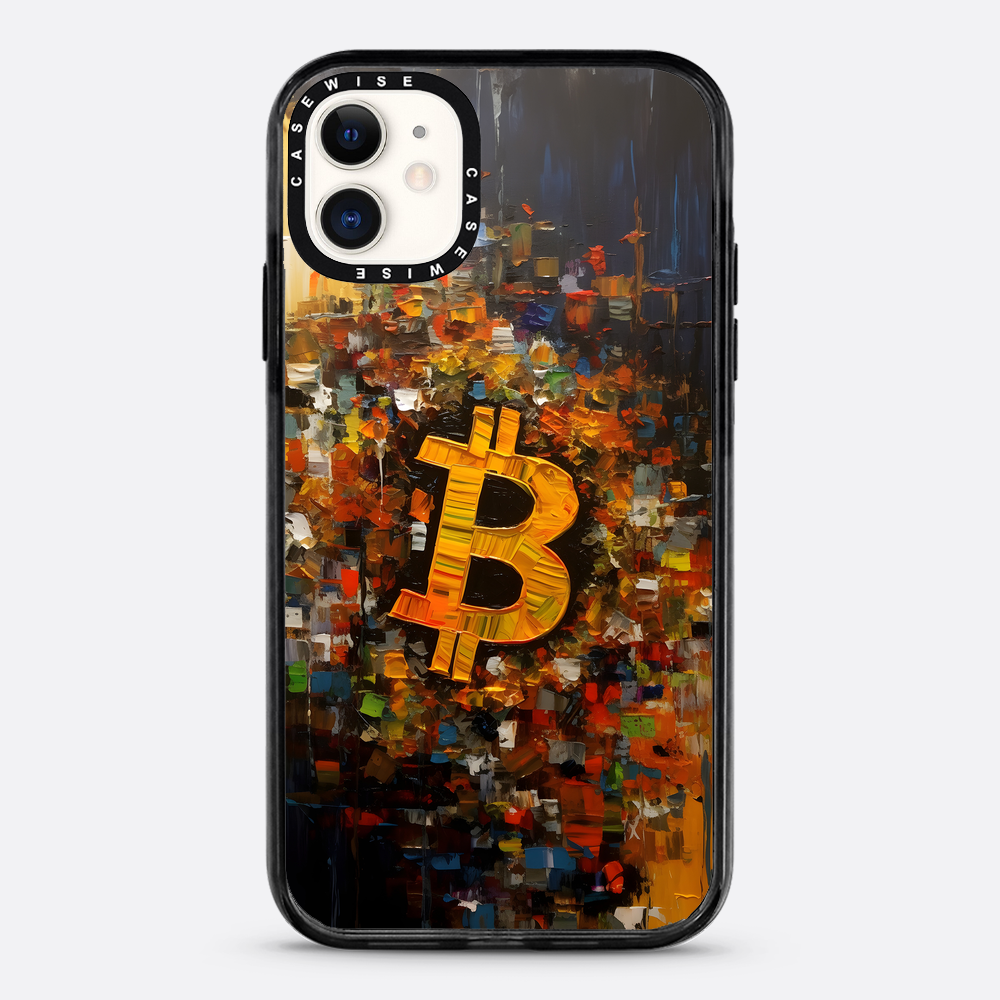 Zusammenfassung Bitcoin -Malerei - Hülle