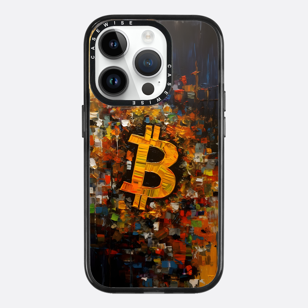 Zusammenfassung Bitcoin -Malerei - Hülle
