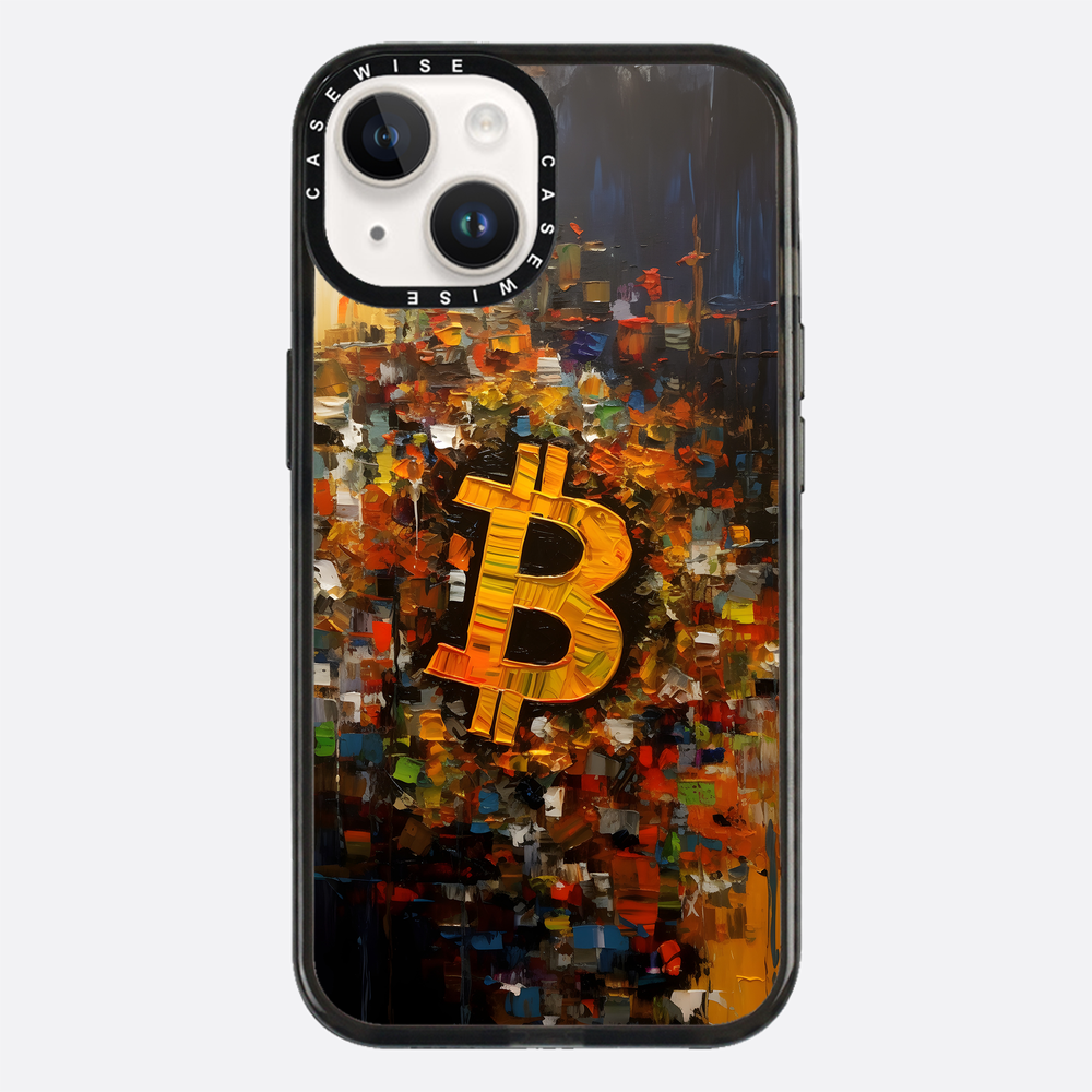 Zusammenfassung Bitcoin -Malerei - Hülle