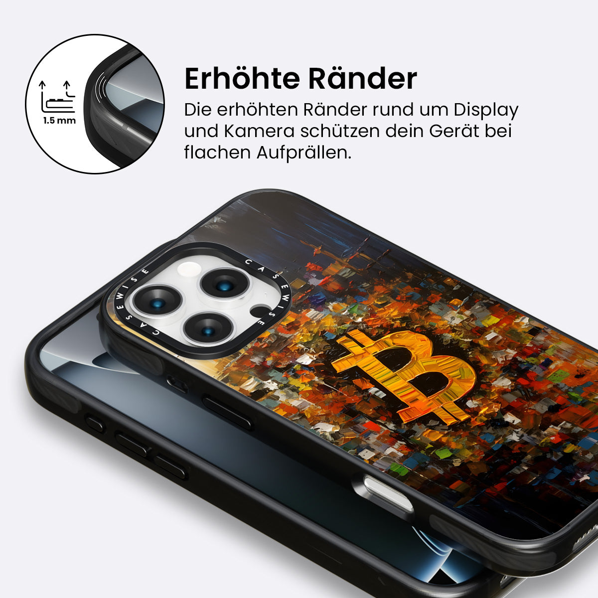 Zusammenfassung Bitcoin -Malerei - Hülle