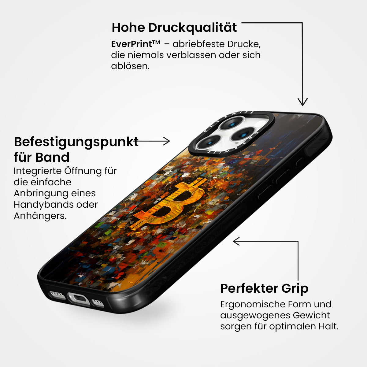 Zusammenfassung Bitcoin -Malerei - Hülle