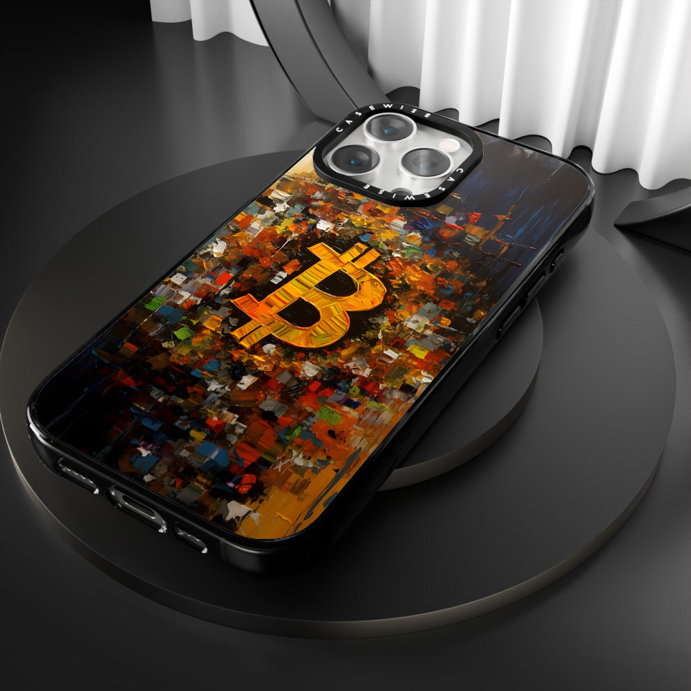Zusammenfassung Bitcoin -Malerei - Hülle