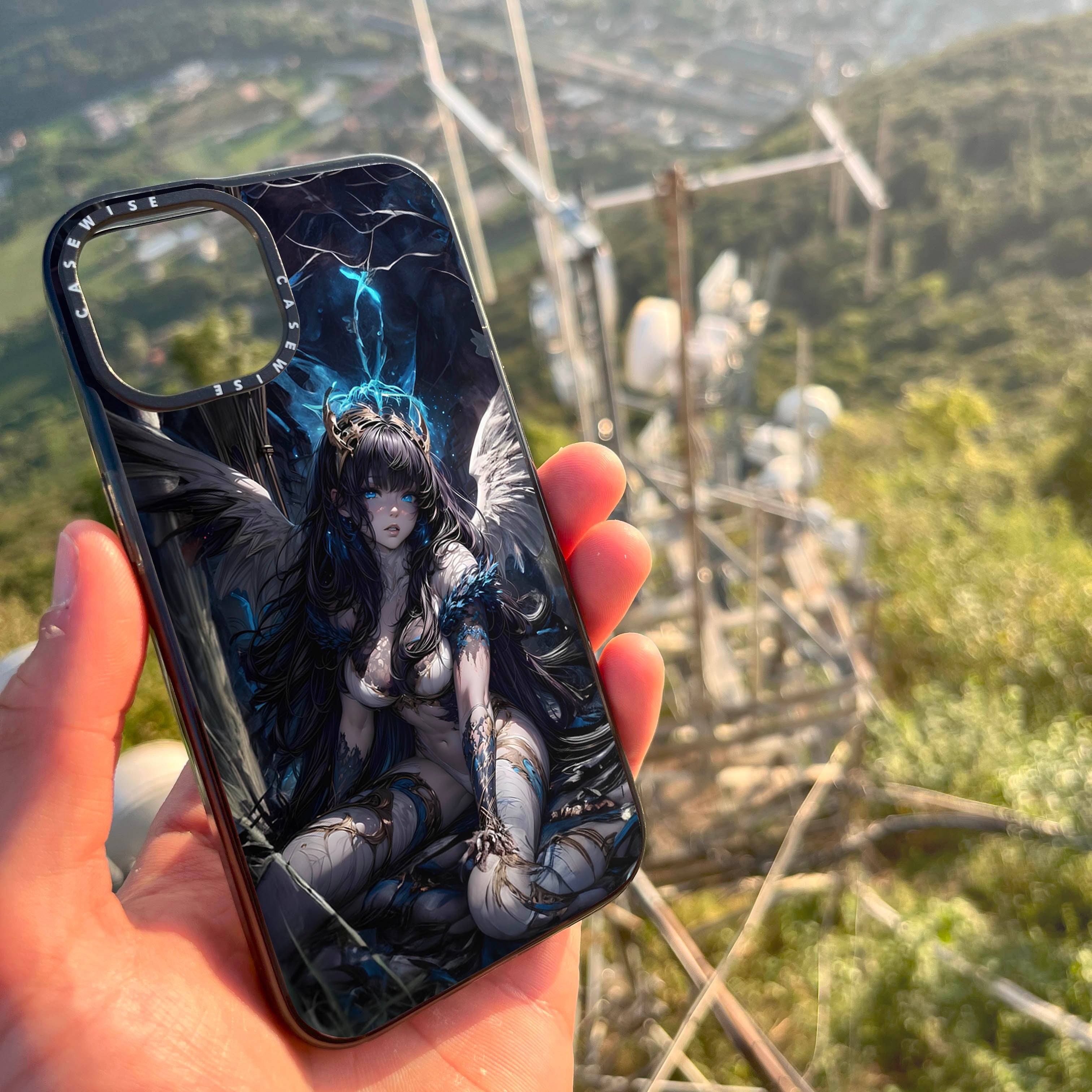 Schöner Anime Girl Engel - Hülle