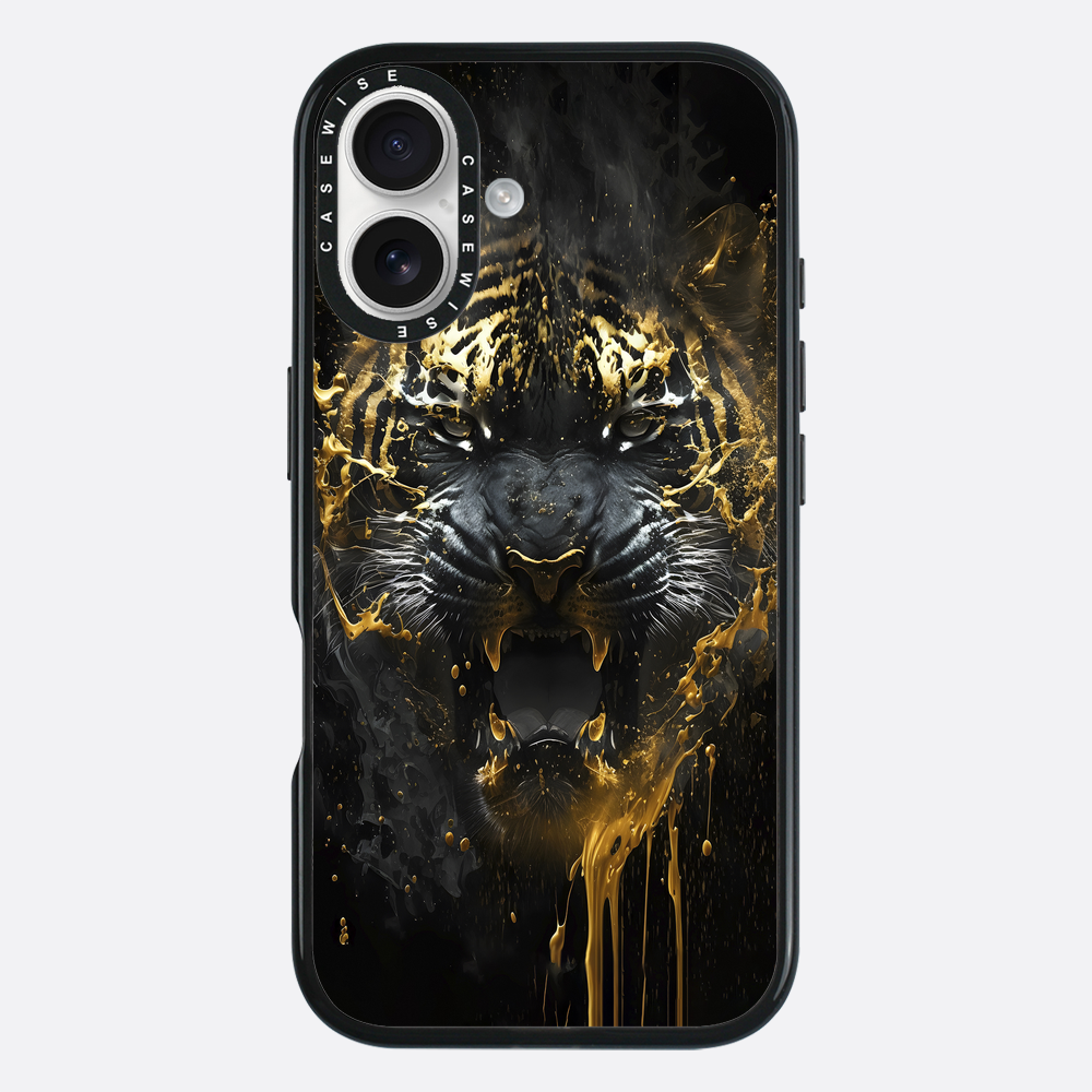 Schwarzer goldener Tiger - Hülle