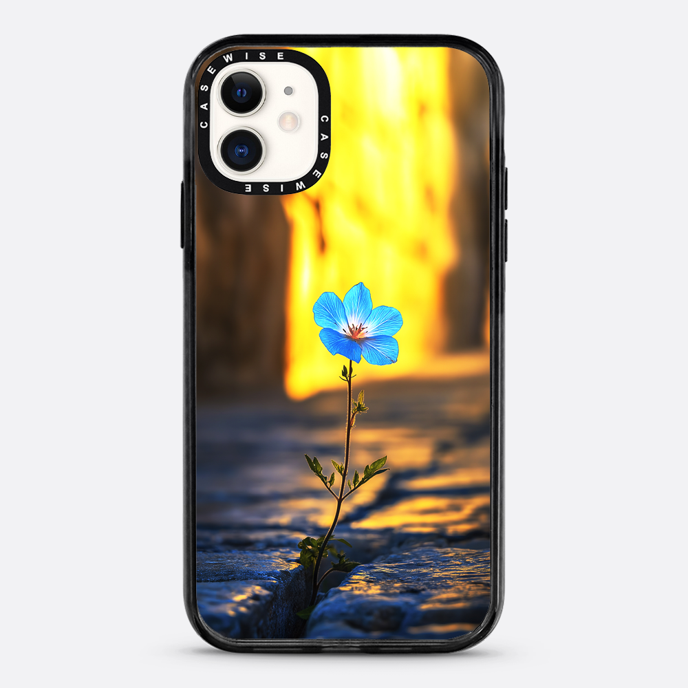 Überwindung der steinblauen Blume - Hülle