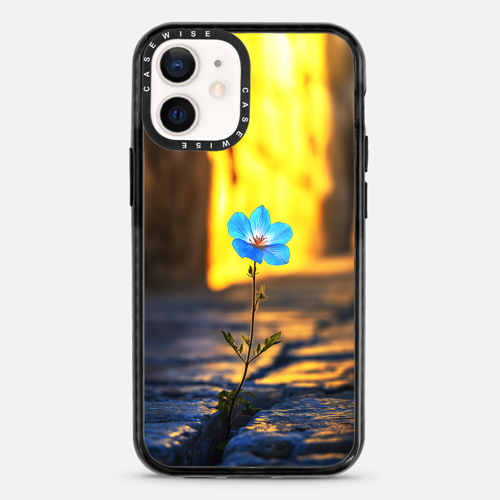 Überwindung der steinblauen Blume - Hülle