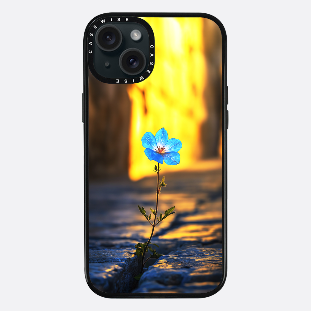 Überwindung der steinblauen Blume - Hülle