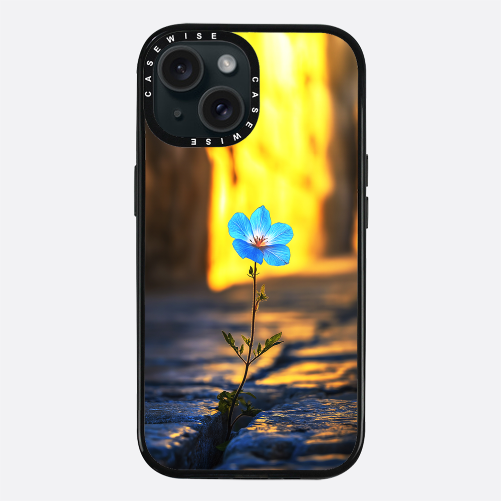 Überwindung der steinblauen Blume - Hülle