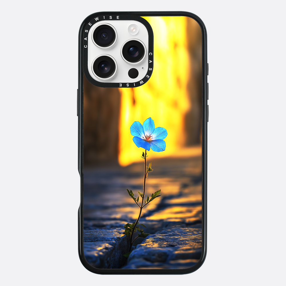 Überwindung der steinblauen Blume - Hülle