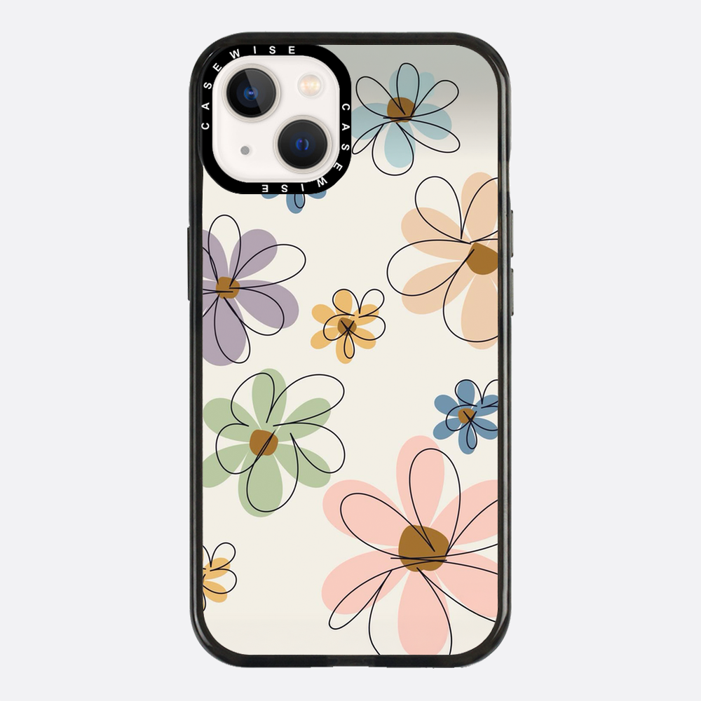Minimalistische Blüten - Hülle