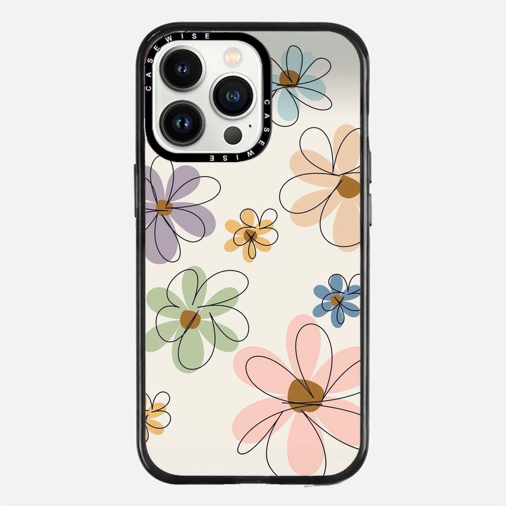 Minimalistische Blüten - Hülle