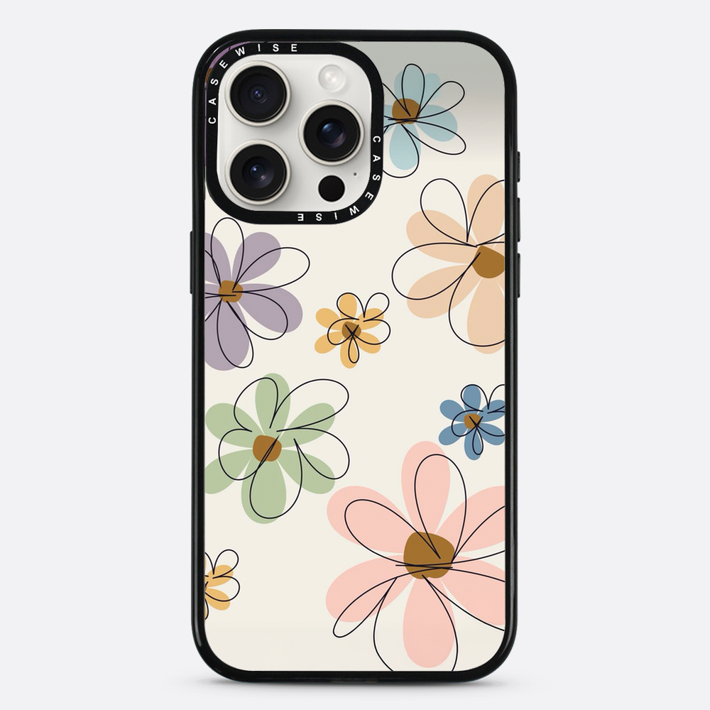 Minimalistische Blüten - Hülle