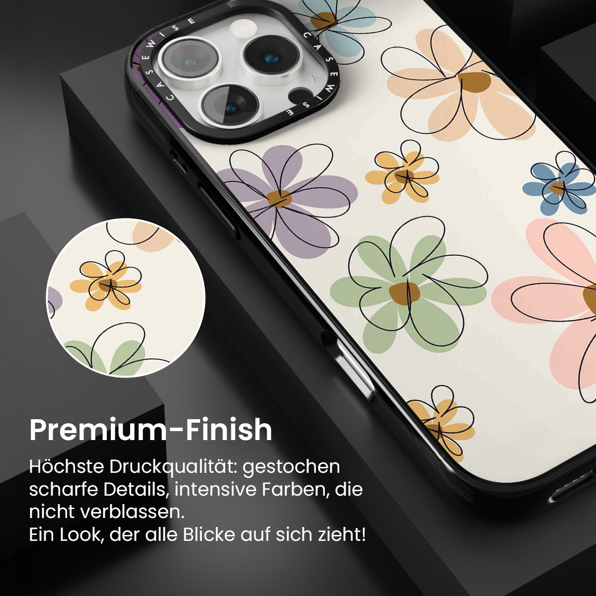 Minimalistische Blüten - Hülle
