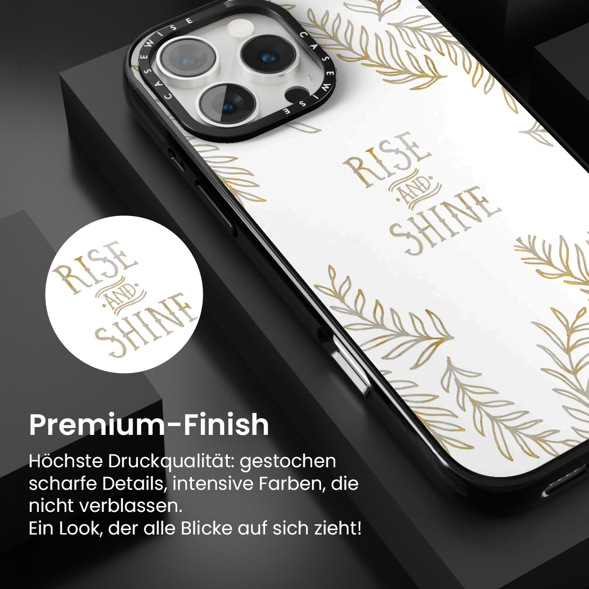 Grafikaufstieg & Shine |Gold & Marmor - Hülle