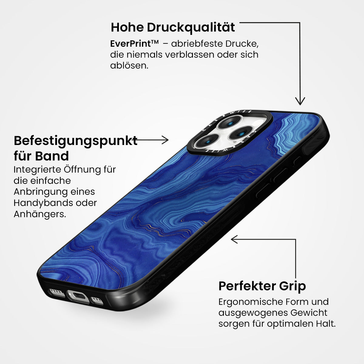 Blaue Achattextur 05 - Hülle