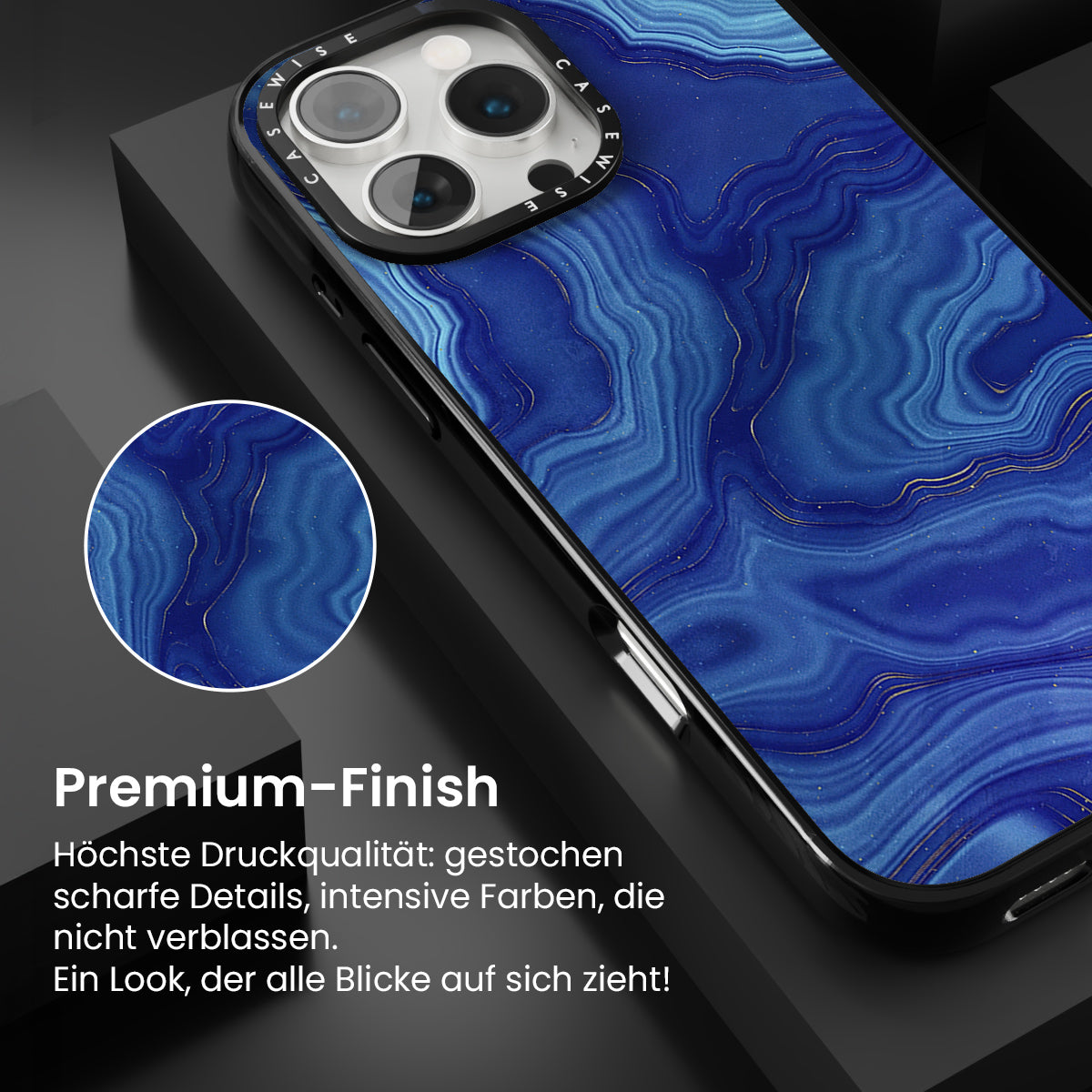 Blaue Achattextur 05 - Hülle