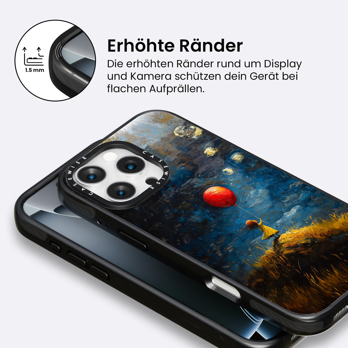 Mädchen mit Ballon - Hülle