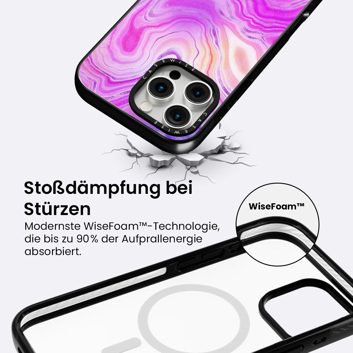 Neon -Achat -Textur 10 - Hülle