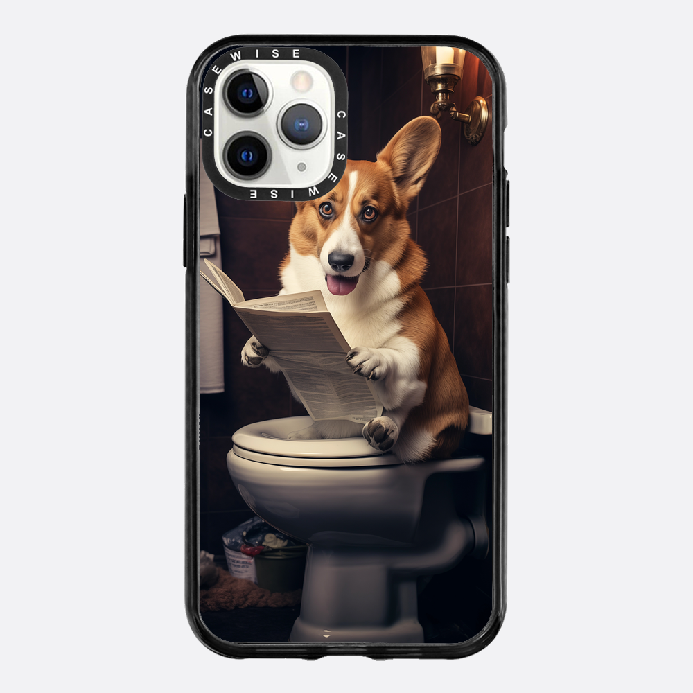 Corgi Toilette - Hülle