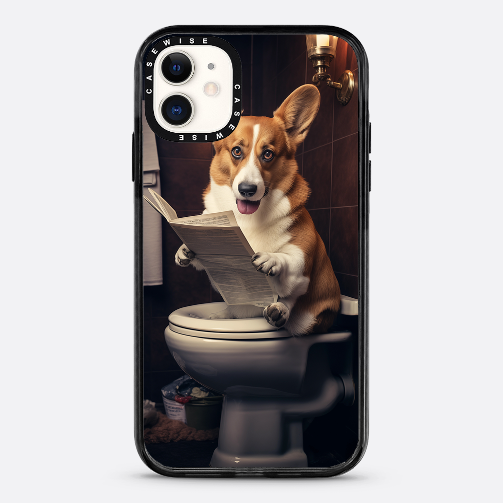 Corgi Toilette - Hülle