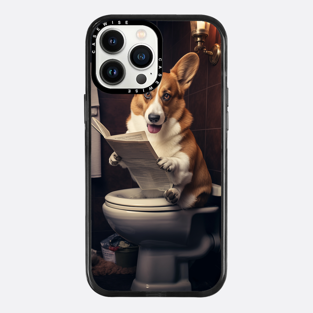 Corgi Toilette - Hülle