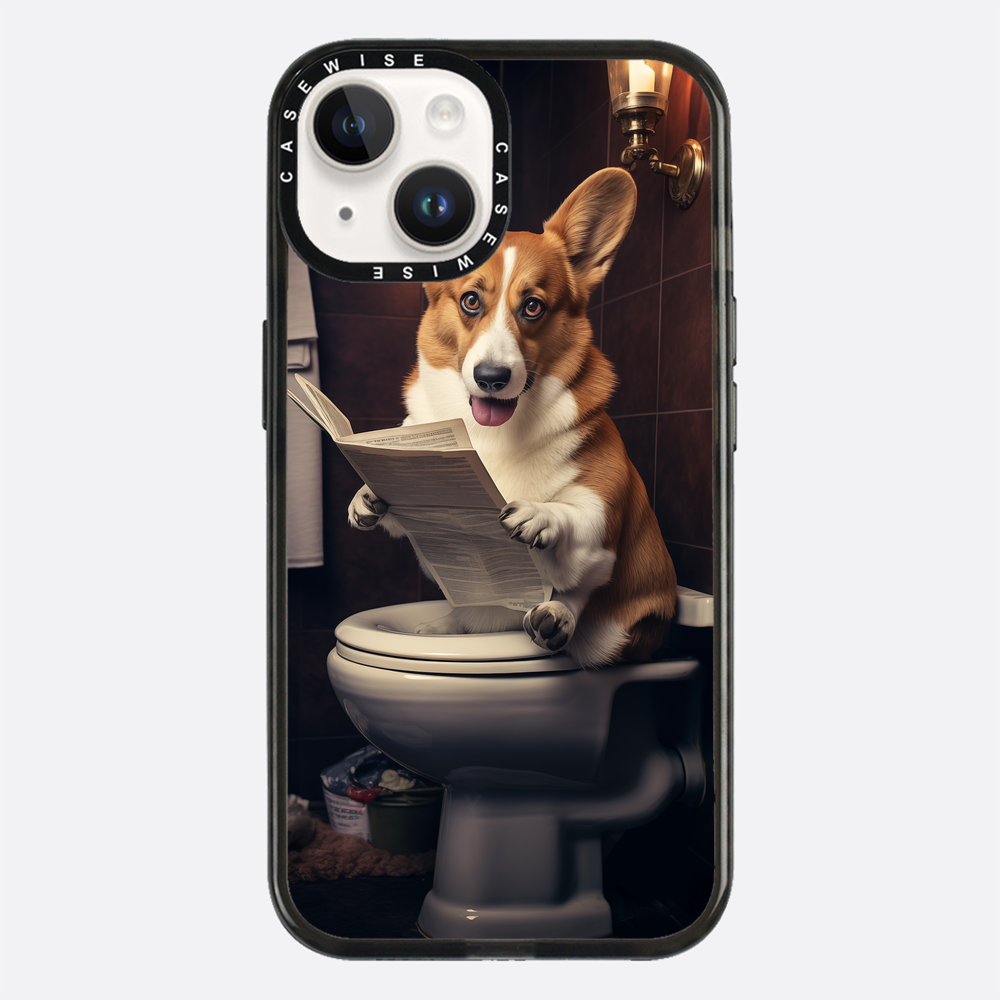 Corgi Toilette - Hülle
