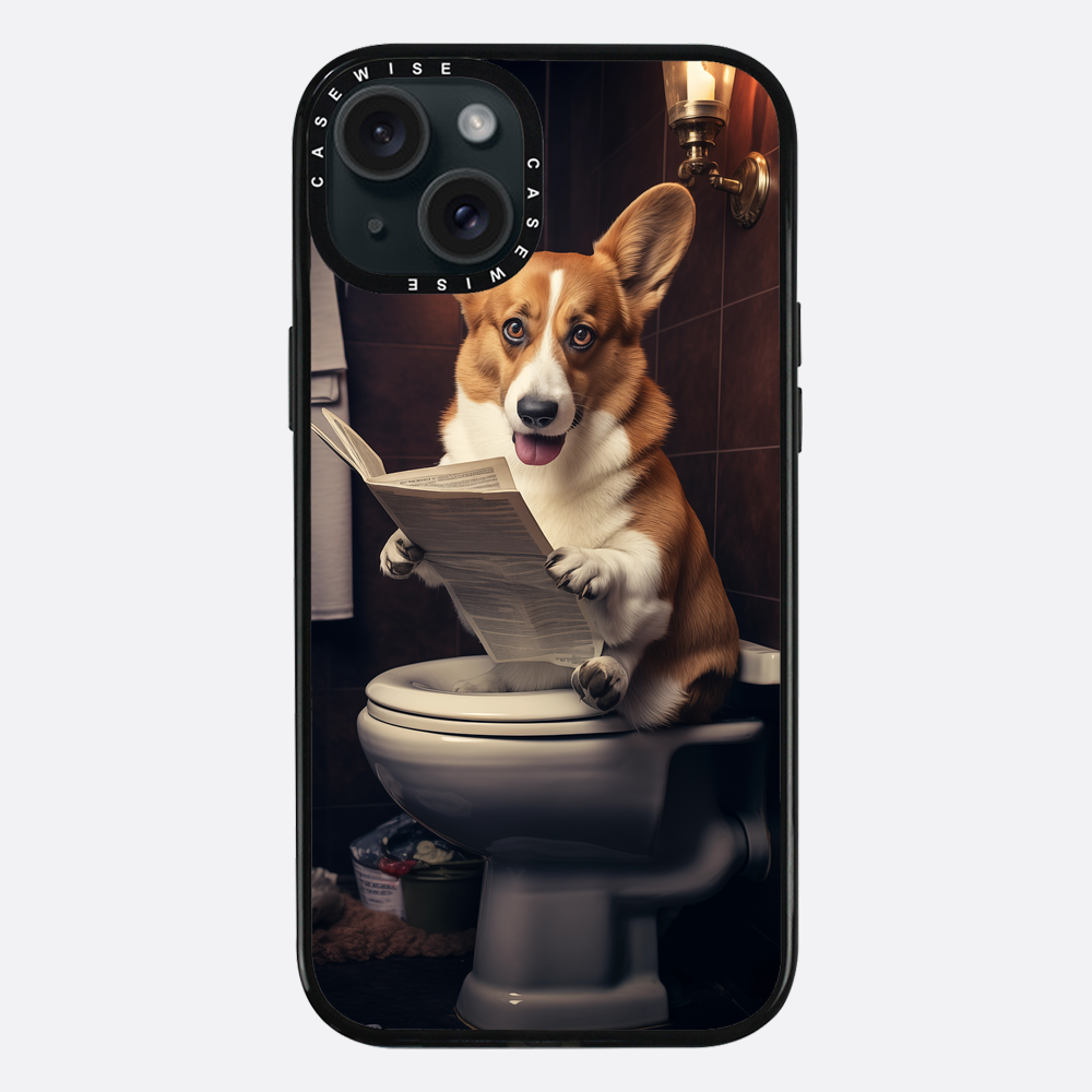 Corgi Toilette - Hülle