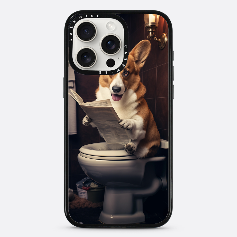 Corgi Toilette - Hülle