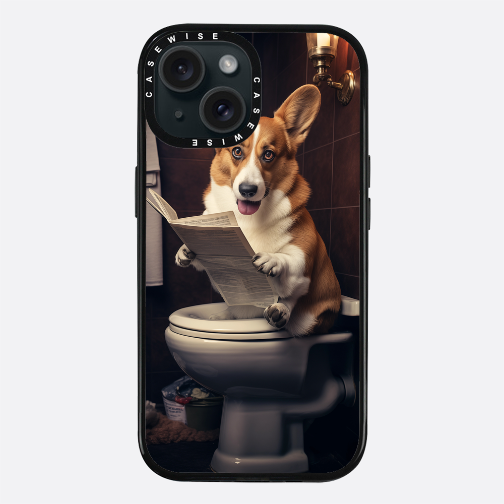 Corgi Toilette - Hülle