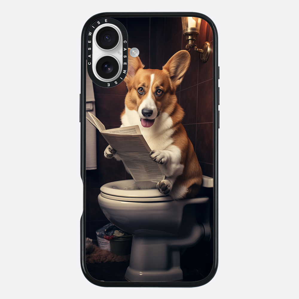 Corgi Toilette - Hülle