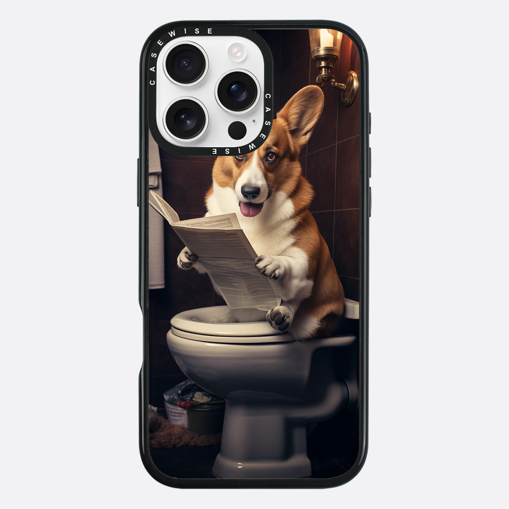 Corgi Toilette - Hülle
