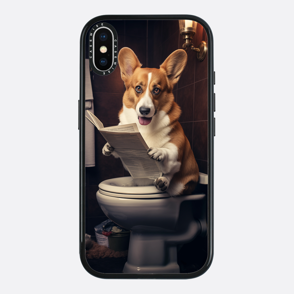 Corgi Toilette - Hülle