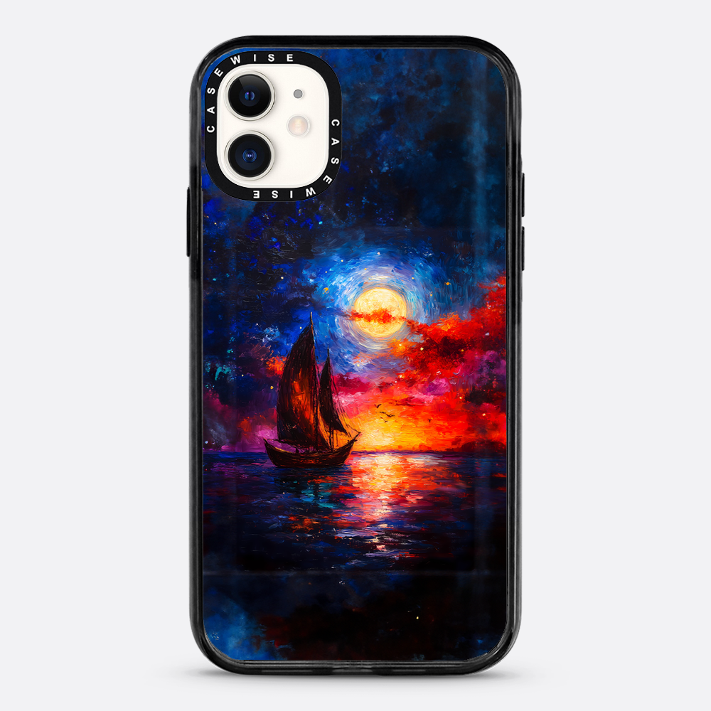 Segeln in Mitternacht Ozean - Hülle