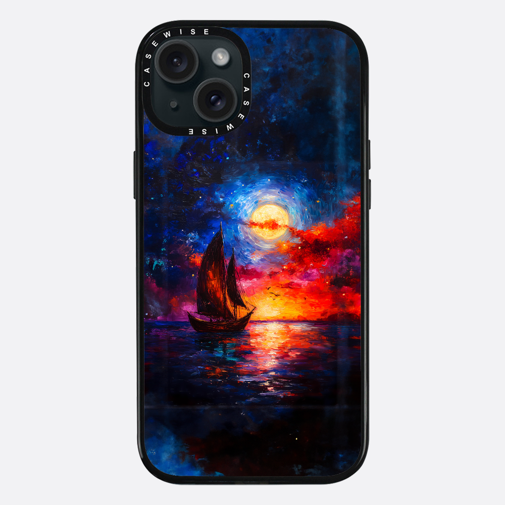 Segeln in Mitternacht Ozean - Hülle