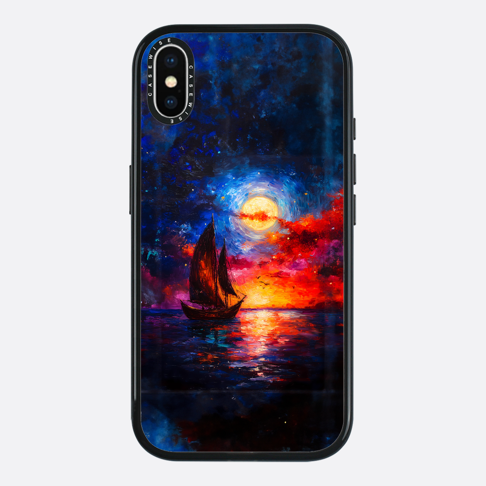 Segeln in Mitternacht Ozean - Hülle