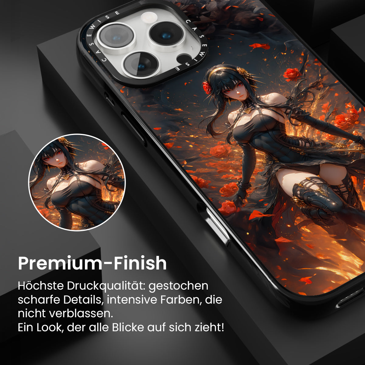 Dame in Schwarz - Hülle