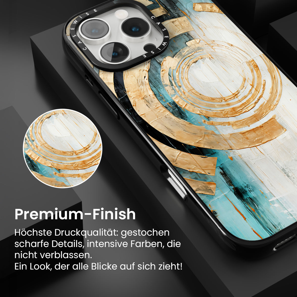 Abstrakte Kunst lebendige Sonne - Hülle