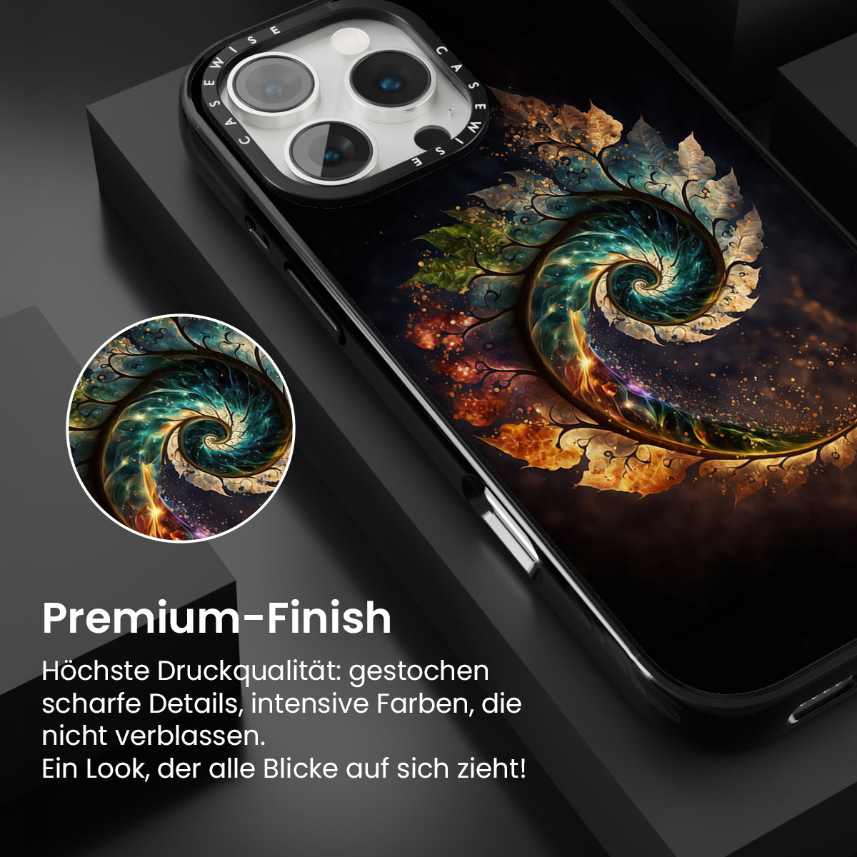 Kosmisches Spiralblatt - Hülle