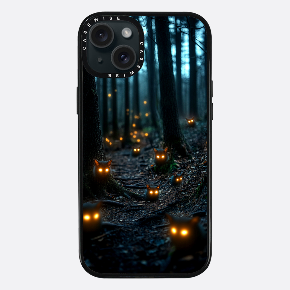 Dunkle Wald glühende Augen - Hülle