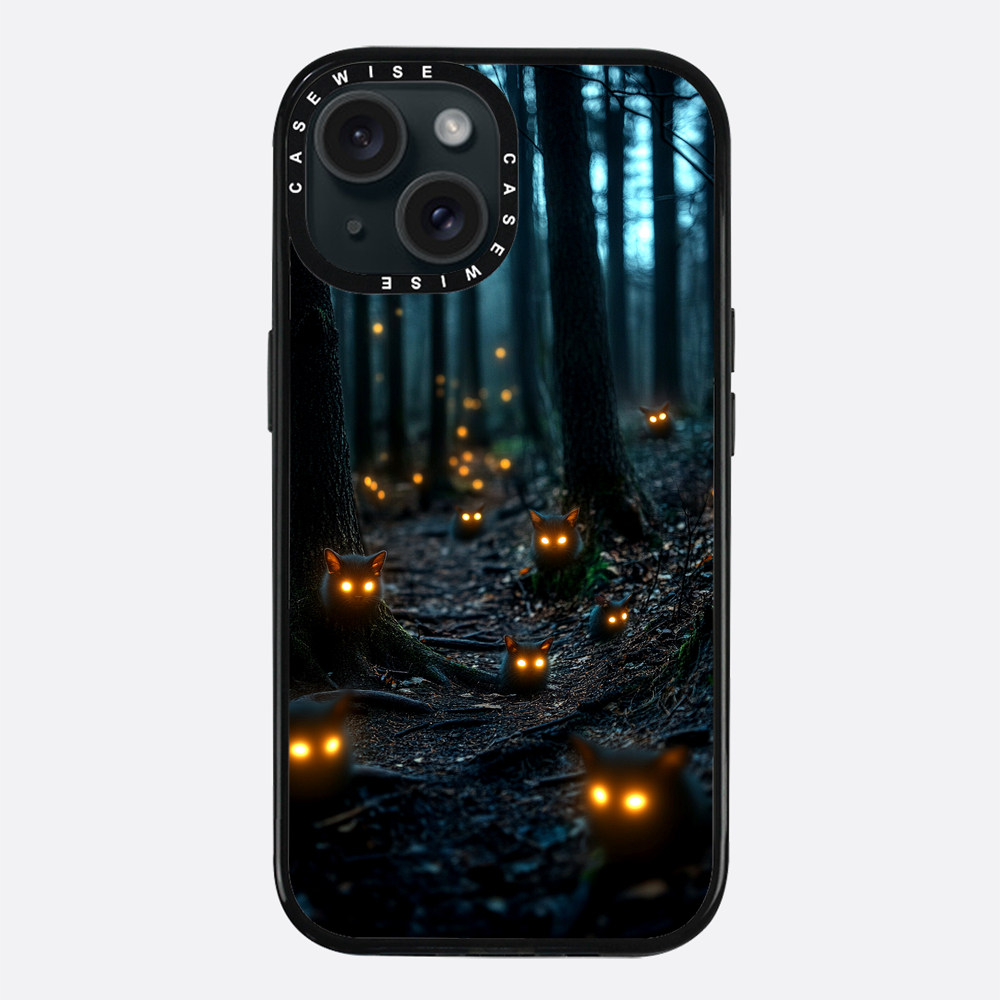 Dunkle Wald glühende Augen - Hülle