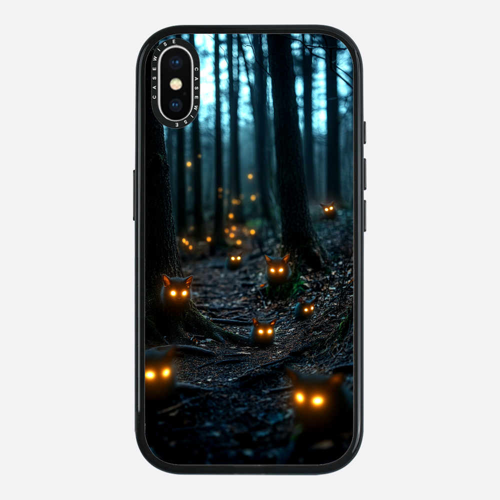 Dunkle Wald glühende Augen - Hülle