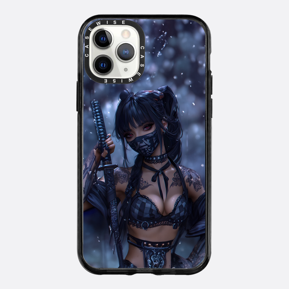 Die Samurai -Frau - Hülle