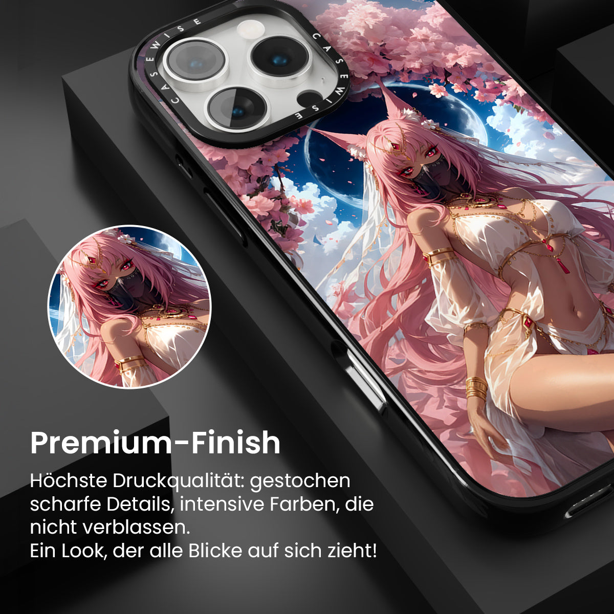 Kirschblüte Maskiertes Mädchen - Hülle