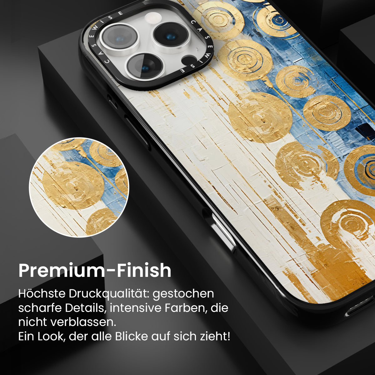 Abstrakte Kunstwasserspritzer - Hülle