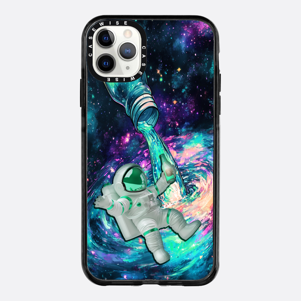 Cosmic Bar Flasche Astronaut trinken lustig - Hülle