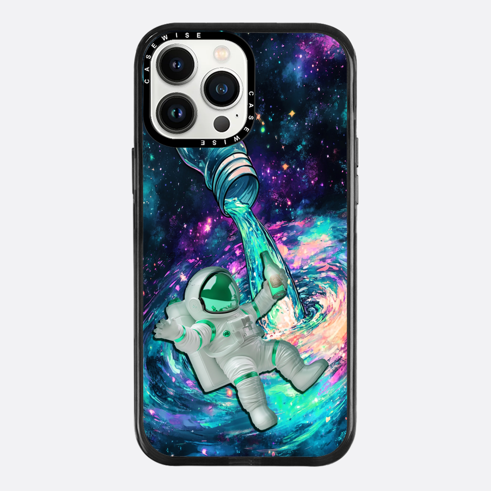 Cosmic Bar Flasche Astronaut trinken lustig - Hülle