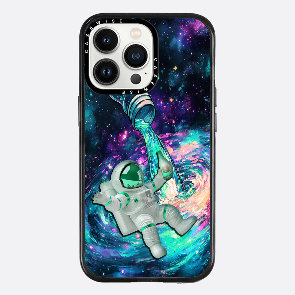 Cosmic Bar Flasche Astronaut trinken lustig - Hülle