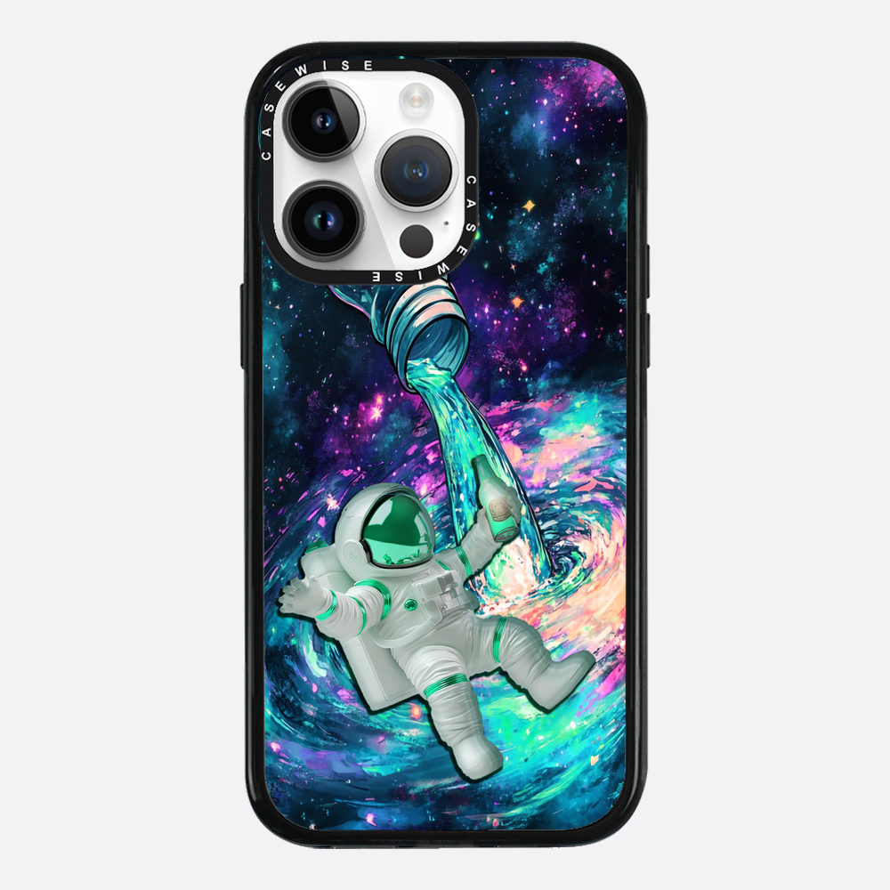 Cosmic Bar Flasche Astronaut trinken lustig - Hülle